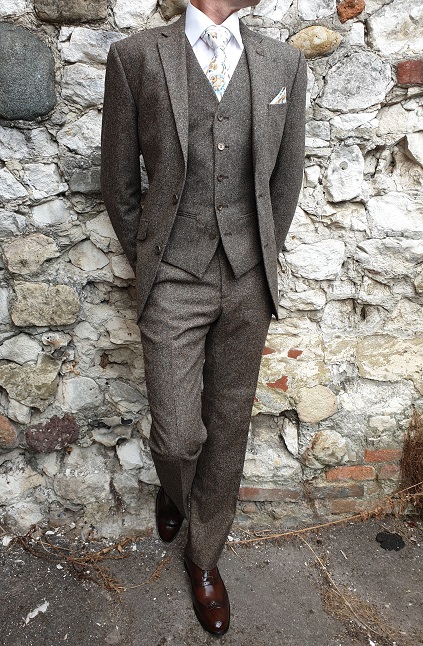Three piece quality tweed suit