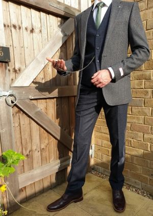 Blue Grey Separates 3 piece suit