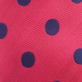 Red and Blue Spot Tie