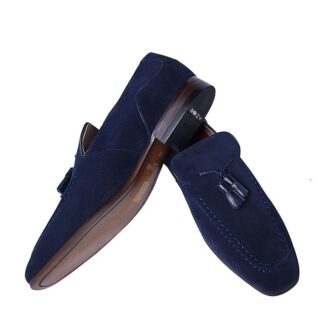 Azor Navy Blue Loafer Shoe