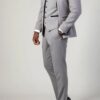 Marc Darcy – Edwin Silver Grey Three Piece Suit