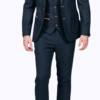 Marc Darcy: JD4 Navy 3 Piece Suit