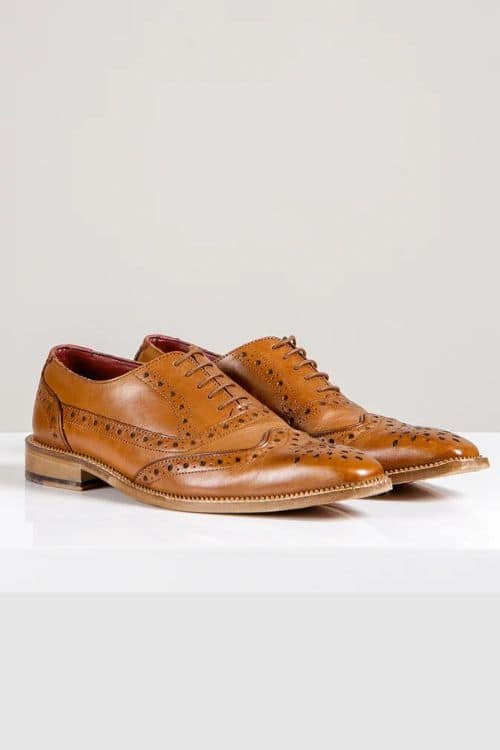 Marc Darcy - Larkin Tan Leather Shoe