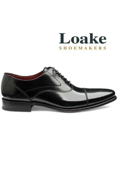 Loake - Sharp Black Oxford Leather Shoe