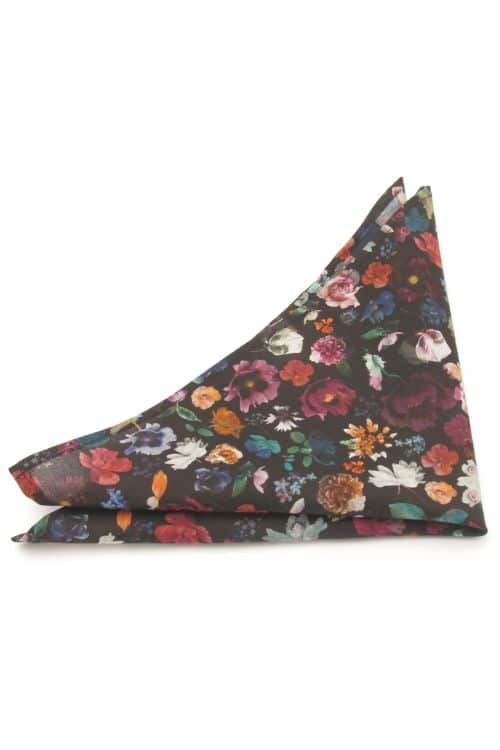 Floral Edit Mulberry Cotton Pocket Square Made with Liberty Fabric