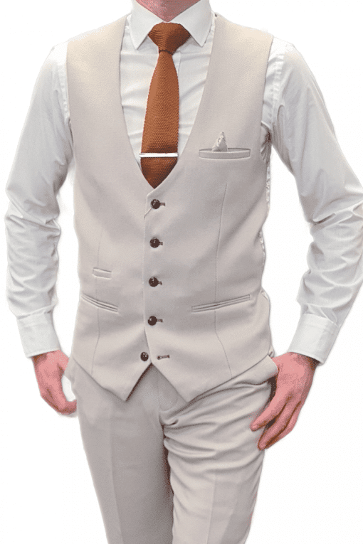 Marc Darcy - HM5 Stone Three Piece Suit