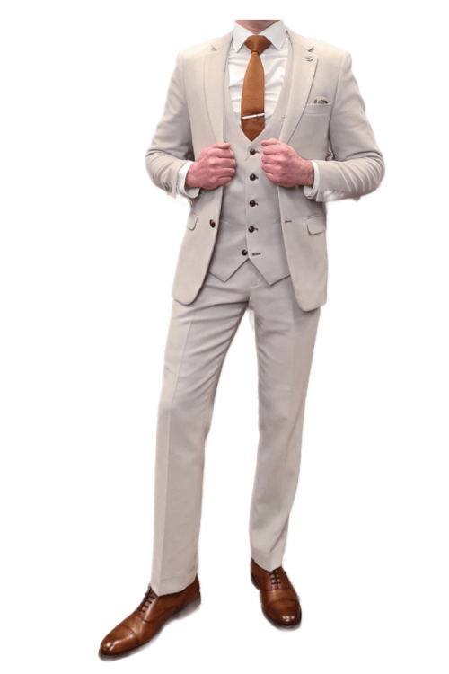 Marc Darcy - HM5 Stone Three Piece Suit