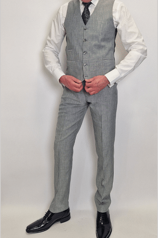 Fratelli - Grey Smooth Touch 3 Piece Suit