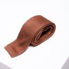 Marc Darcy Rust Knitted Tie