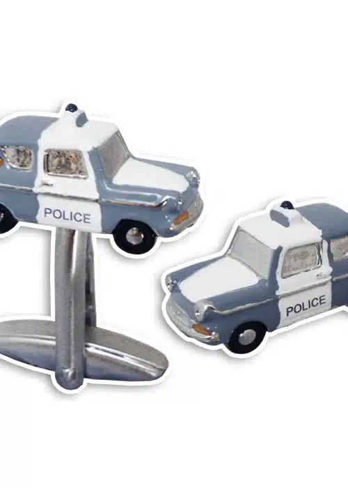 1963 Ford Anglia Police Car Cufflinks