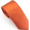 Orange Soho Silk Wedding Tie by Van Buck