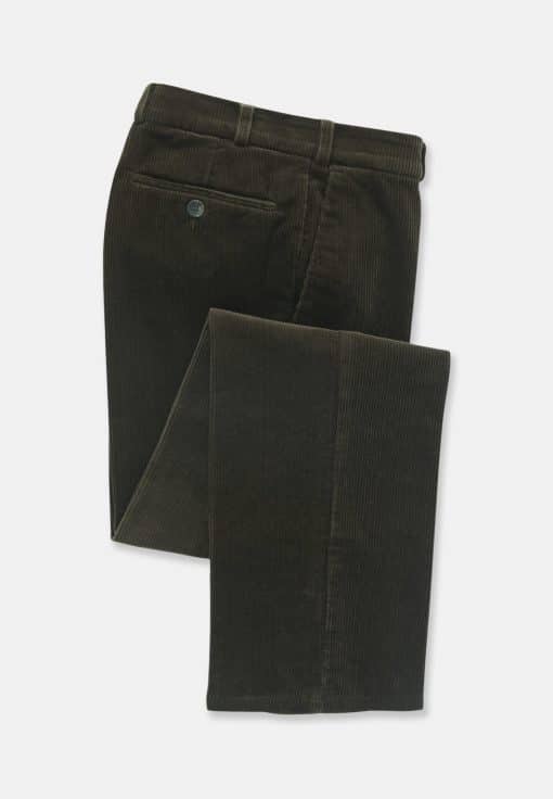Ellroy Olive Cord Trousers 3