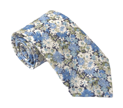 Van Buck Libby Cotton Tie Made with Liberty Fabric