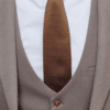 Marc Darcy - Knitted Tan Tie