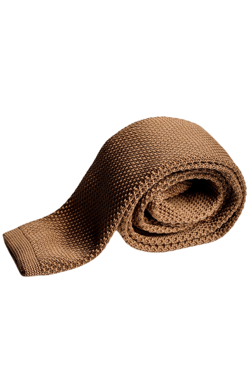 Marc Darcy - Knitted Tan Tie