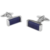 Blue Stone Rectangle Cufflinks