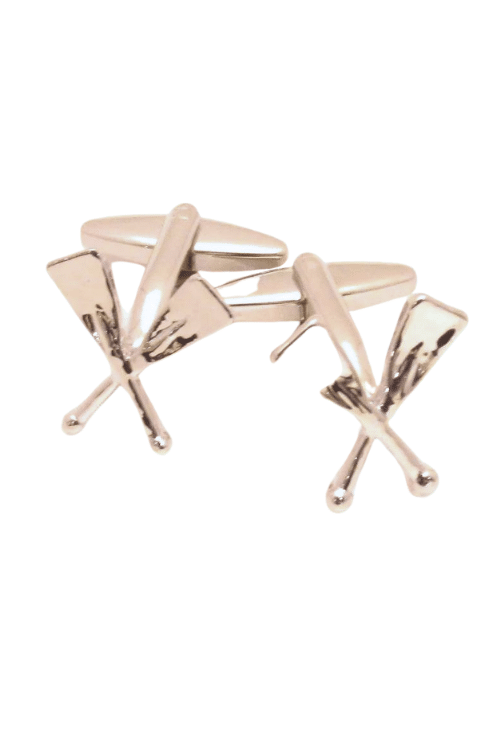 Silver Oars Cufflinks