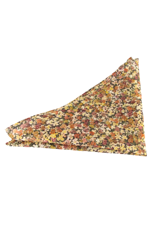 Arrietty Violet Cotton Pocket Square Made with Liberty Fabric