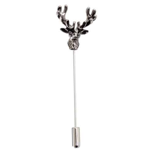 Stag Head Lapel Pin