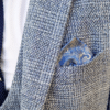 Marc Darcy Kris Sky Tweed Check Three-Piece Suit