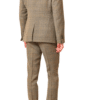 Marc Darcy Kris Tan Tweed Check Three-Piece Suit