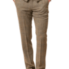 Marc Darcy Kris Tan Tweed Check Three-Piece Suit