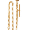 Gold Plate Waistcoat Fob Chain