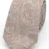 Paisley Lace Tie - Copper/Grey