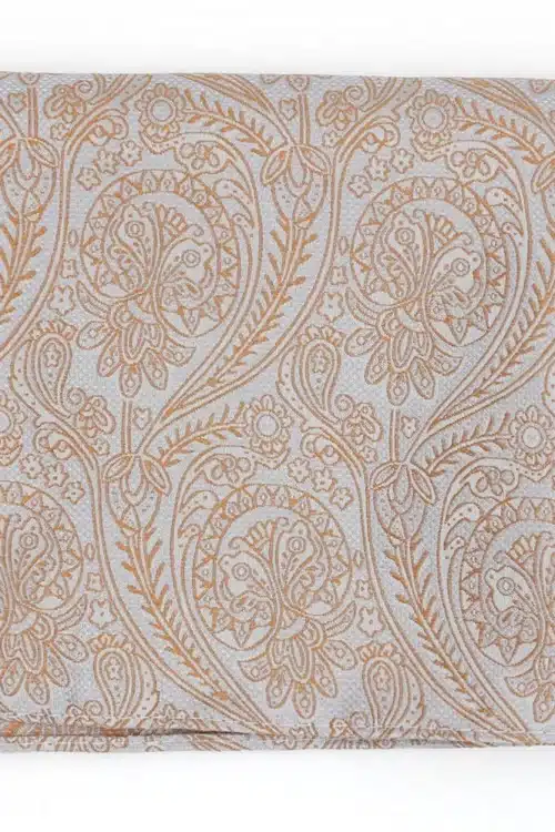 Paisley Lace Hank - Copper/Grey