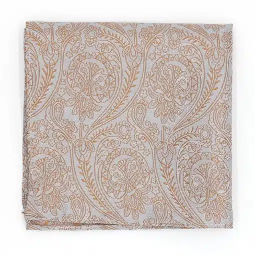 Paisley Lace Hank - Copper/Grey