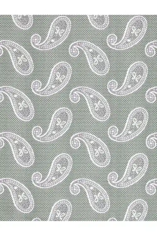 Classic Paisley Silk Hank - Sage